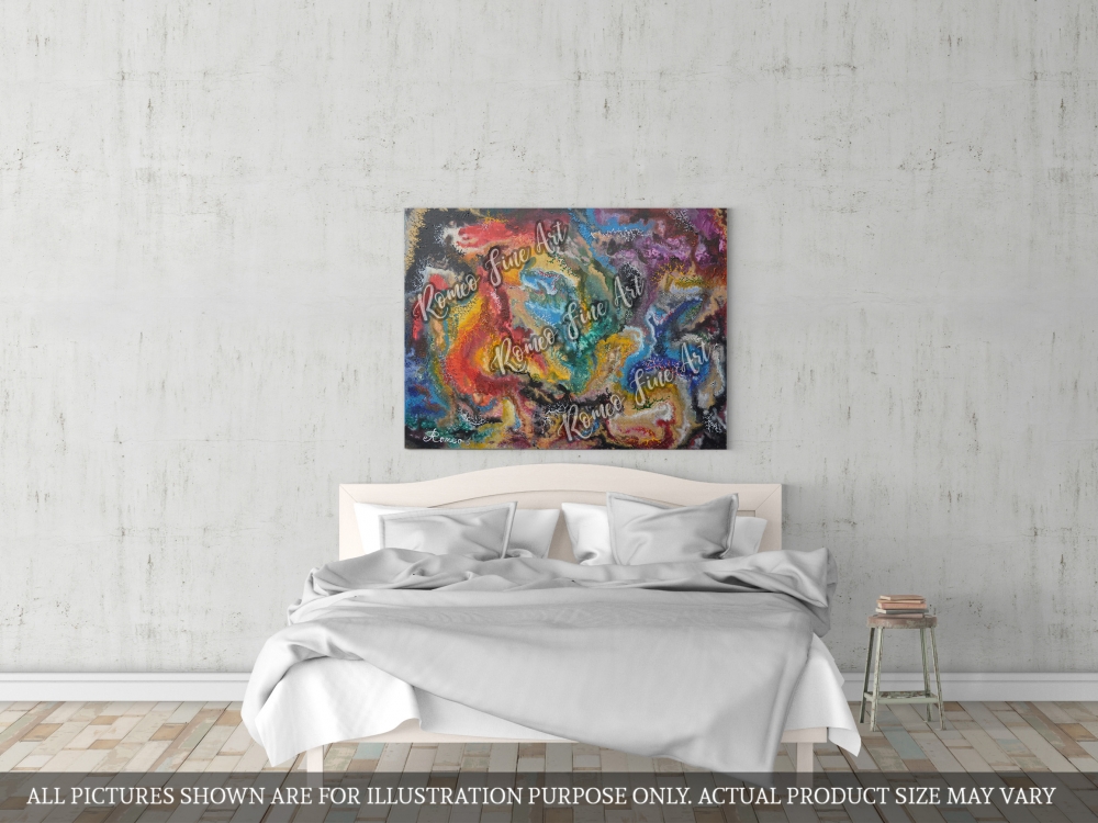 My lovely Galaxy Romeo, acrylic on canvas, 30X40X1.5 inch, 76x101.5x3 cm, SKU 1009 (1)