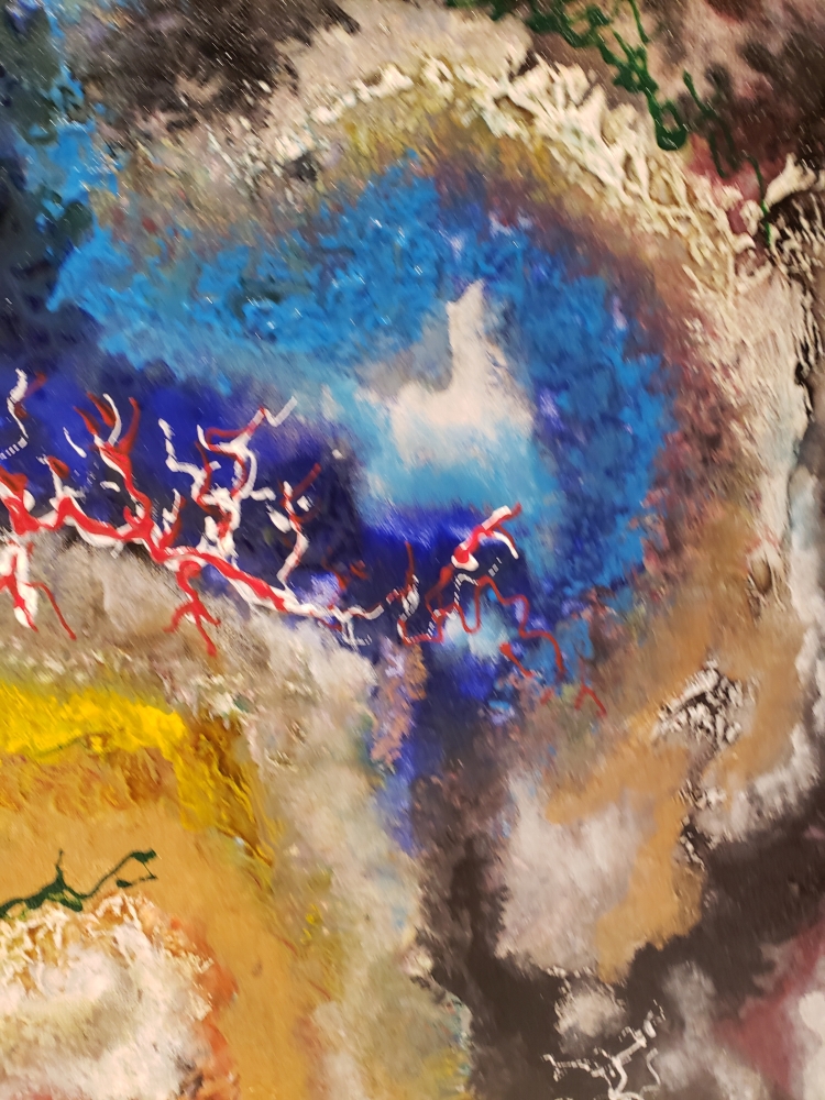 My lovely Galaxy Romeo, acrylic on canvas, 30X40X1.5 inch, 76x101.5x3 cm, SKU 1009 (1)