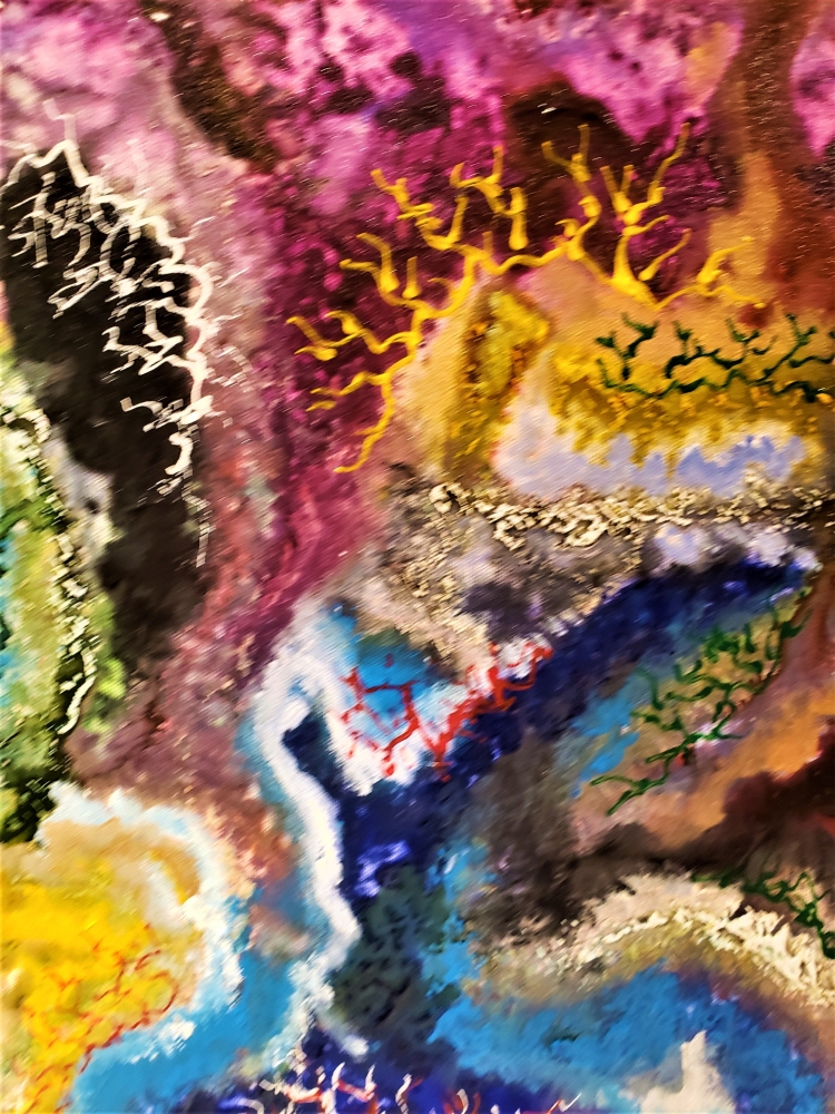 My lovely Galaxy Romeo, acrylic on canvas, 30X40X1.5 inch, 76x101.5x3 cm, SKU 1009 (1)