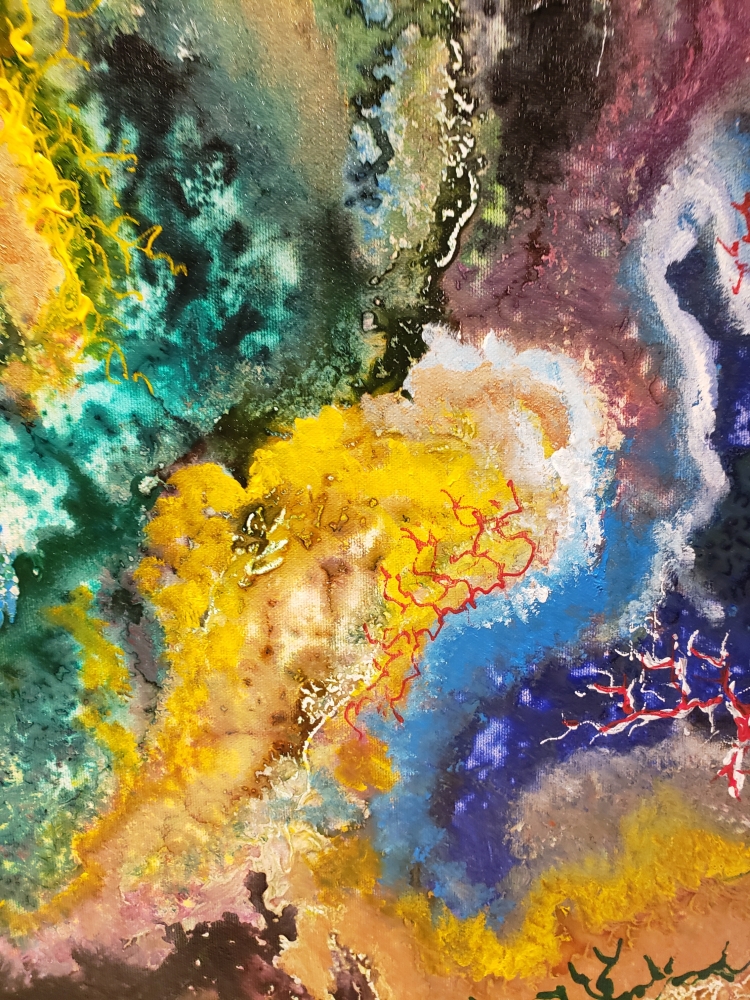 My lovely Galaxy Romeo, acrylic on canvas, 30X40X1.5 inch, 76x101.5x3 cm, SKU 1009 (1)