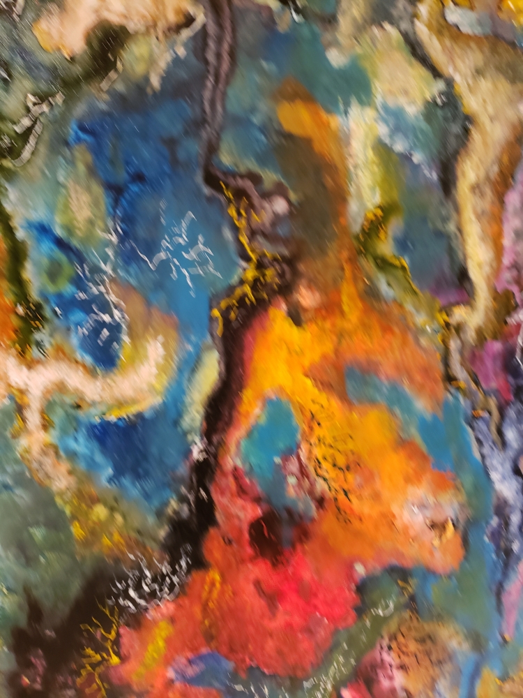 Gloria Art Mundi, Acrylic on canvas, 30x40x1.5 inch, 76x101.5x4 cm, SKU 1010 