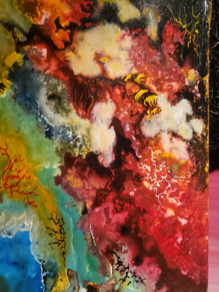 Gloria Art Mundi, Acrylic on canvas, 30x40x1.5 inch, 76x101.5x4 cm, SKU 1010 