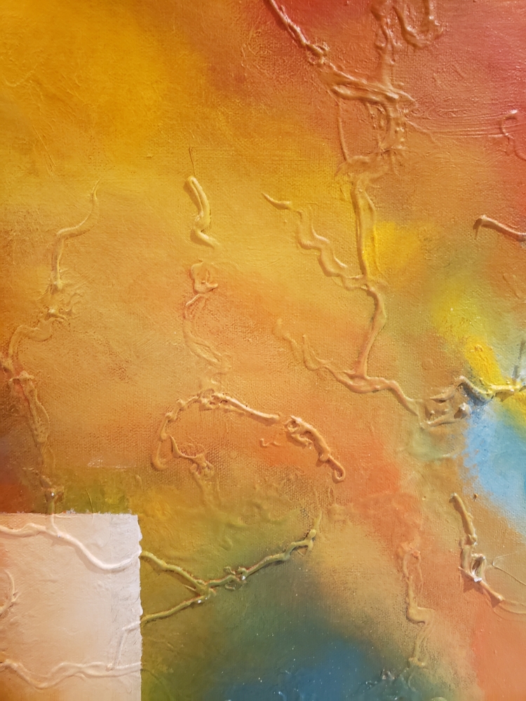 Good morning, acrylic  on canvas, 36X48, SKU 1060  