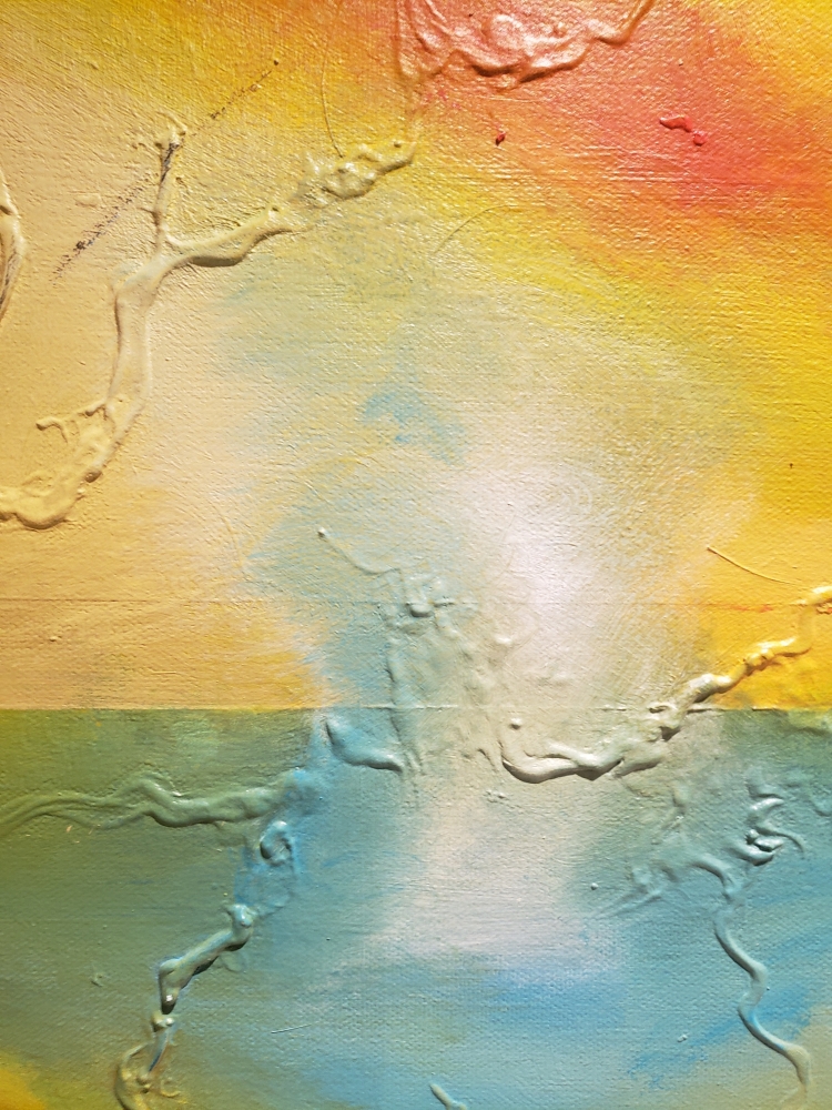 Good morning, acrylic  on canvas, 36X48, SKU 1060  