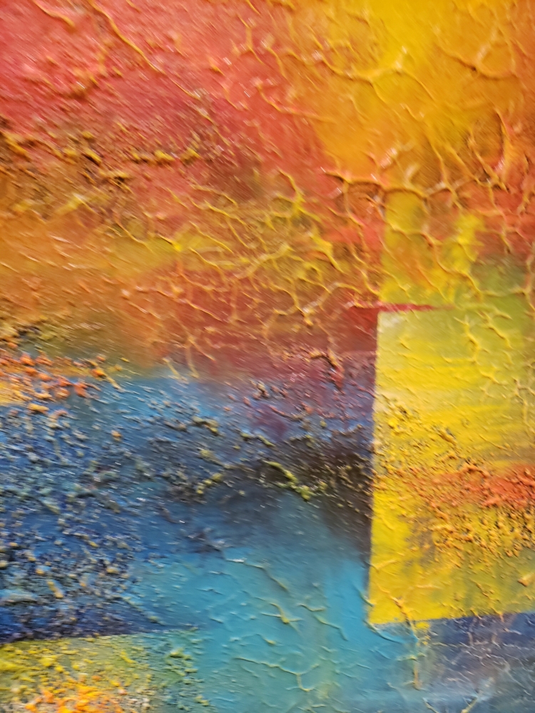 Day, night and Four Seasons Vivaldi, Acrylic on canvas, 24x72 inch, SKU 1062 