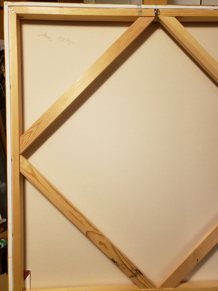 Friendly, acrylic on canvas, 36X36 inch, SKU 1075 