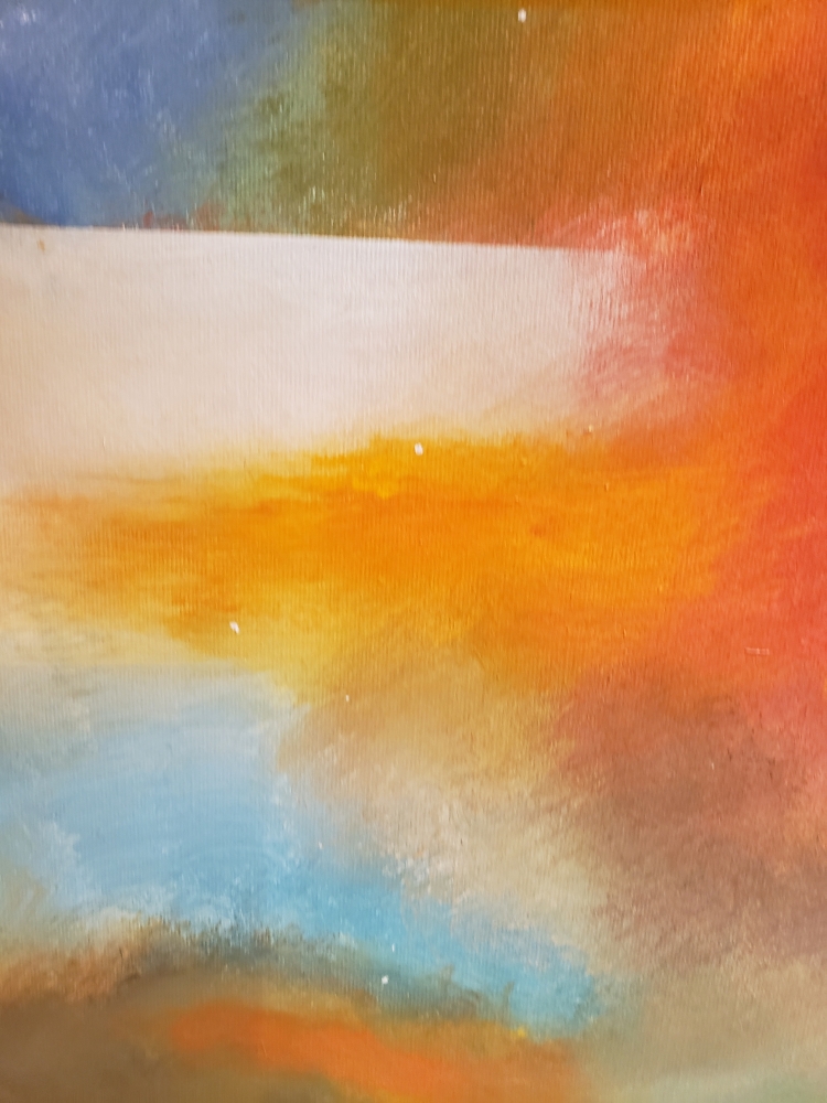 Converge in infinite, acrylic on canvas, 15x30x1.5 inch, 38x76x4 cm, SKU 1102 