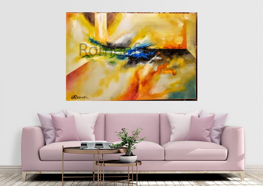 Energy, Acrylic on canvas, 24x36 inch, SKU 1117