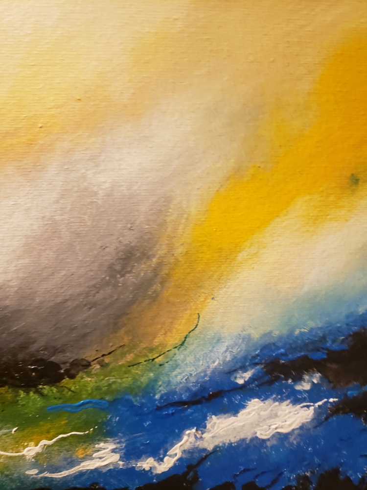 Energy, Acrylic on canvas, 24x36 inch, SKU 1117