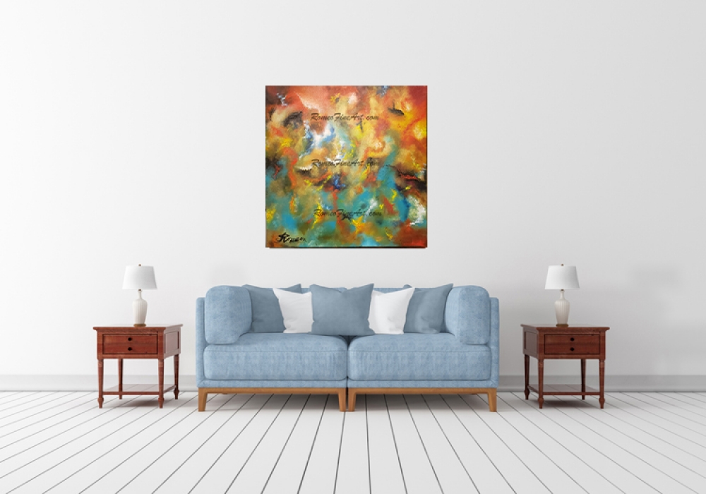 Happy Birthday Terra, acrylic on canvas, 30x30 inch, SKU 1145  