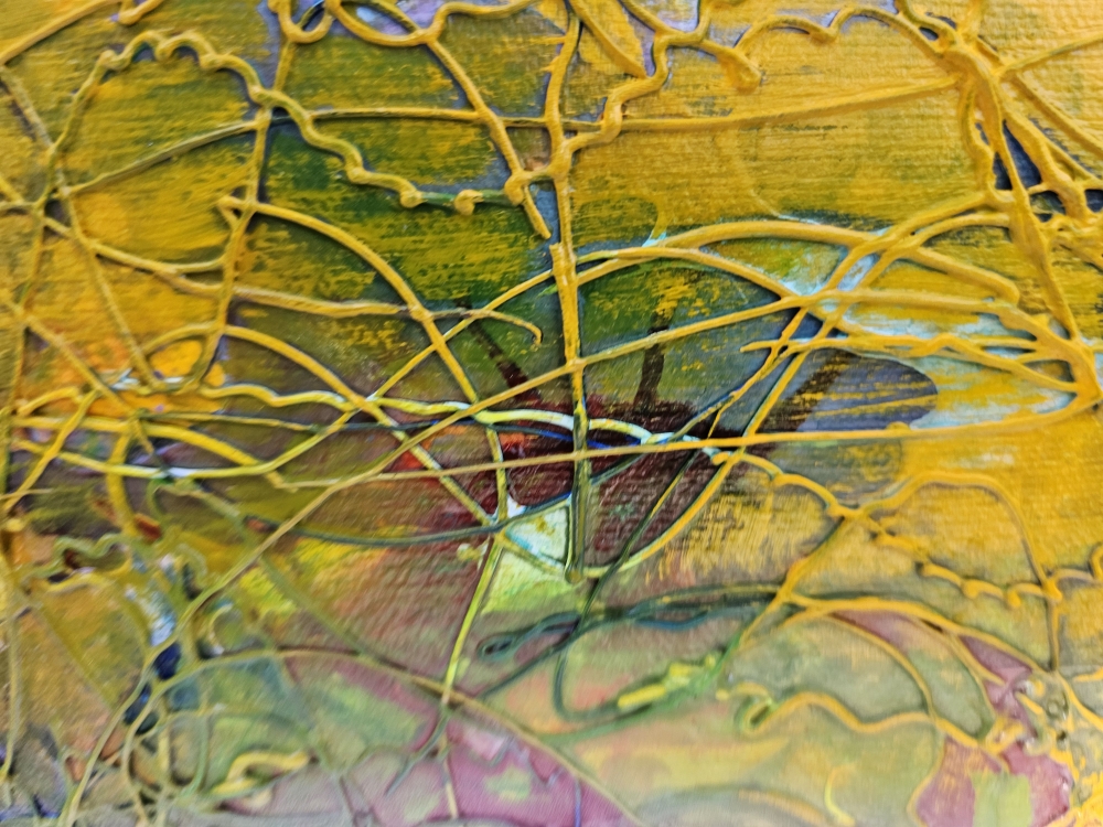 Colors in quartet composition, 16x64 inch, 40.5x162.5 cm, SKU 1155