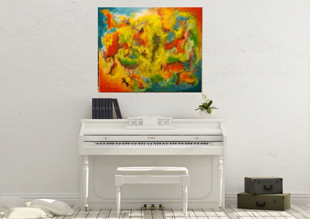 Quovadis Korona, acrylic on canvas, 30x36 inch - SKU 1172 