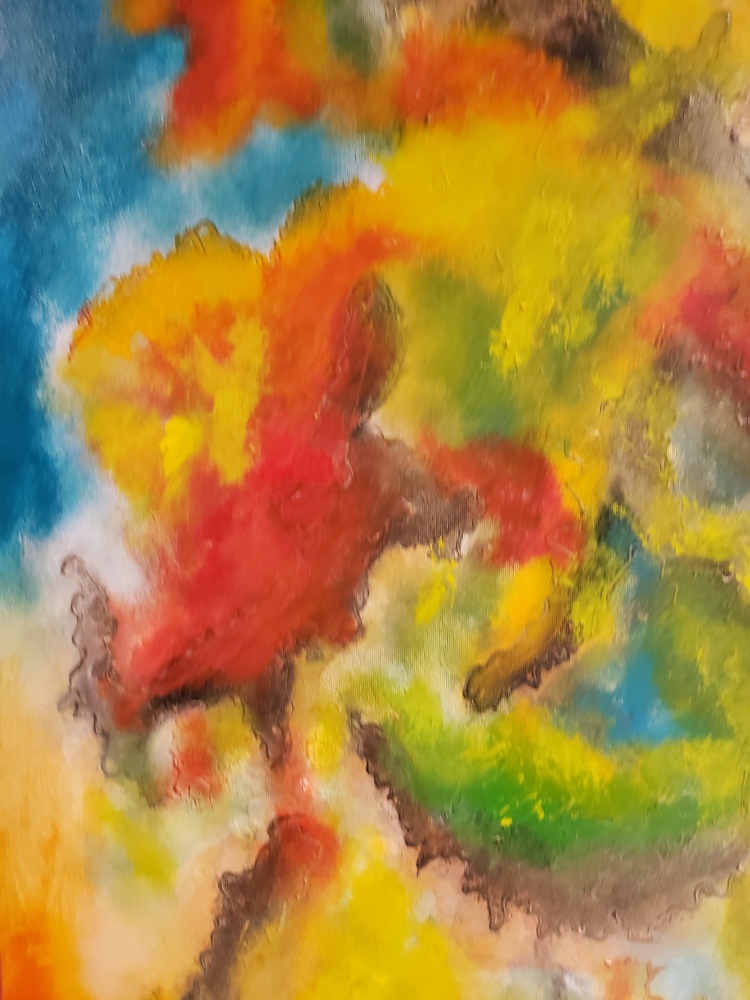 Quovadis Korona, acrylic on canvas, 30x36 inch - SKU 1172 