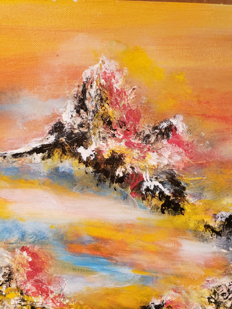 Fantastic view, Acrylic on canvas, 24x36 inch, SKU 1184