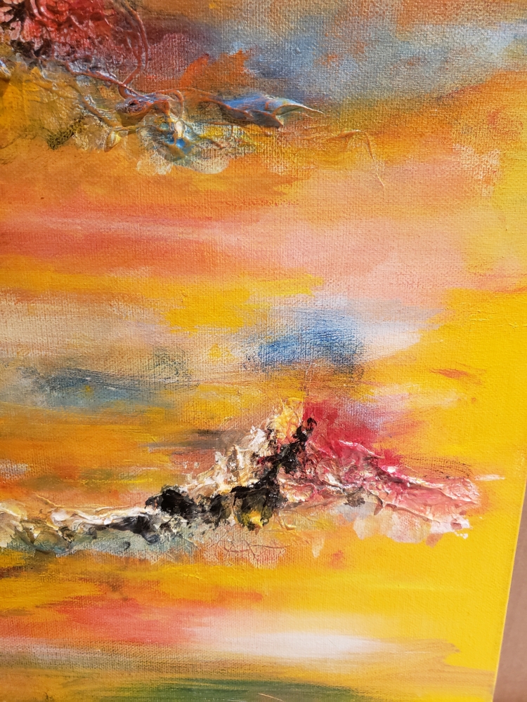 Fantastic view, Acrylic on canvas, 24x36 inch, SKU 1184