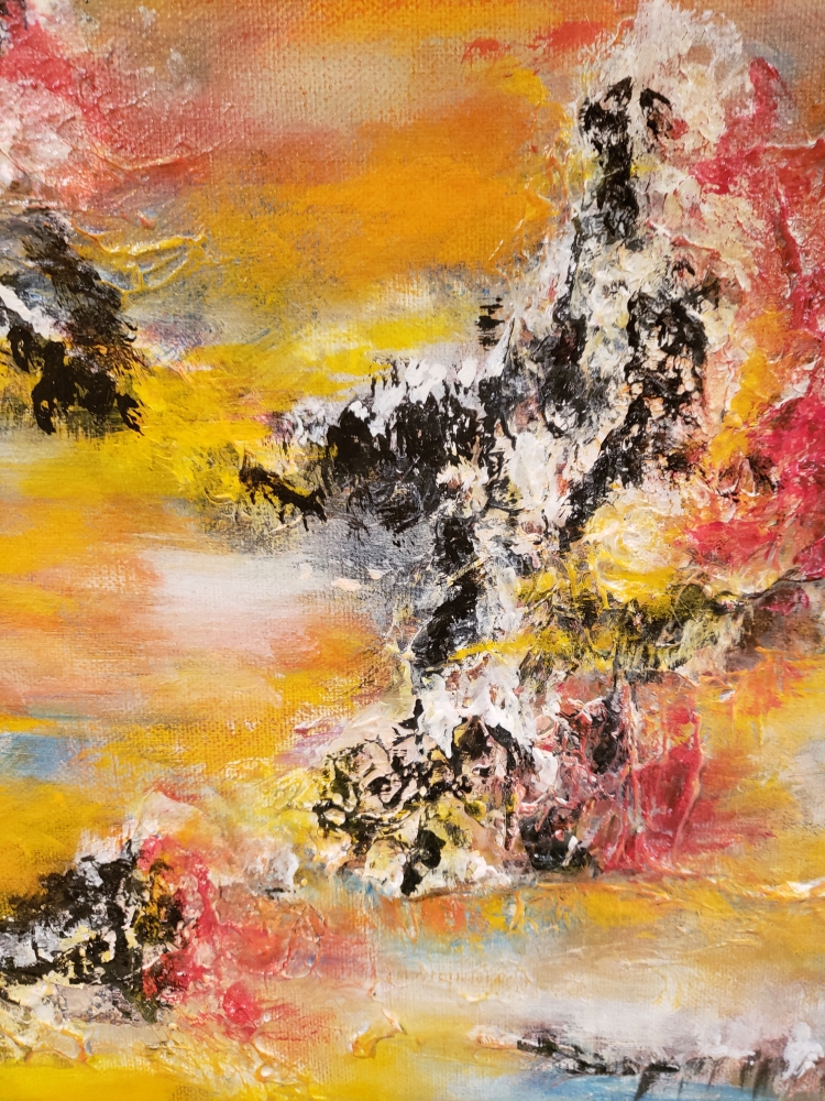 Fantastic view, Acrylic on canvas, 24x36 inch, SKU 1184