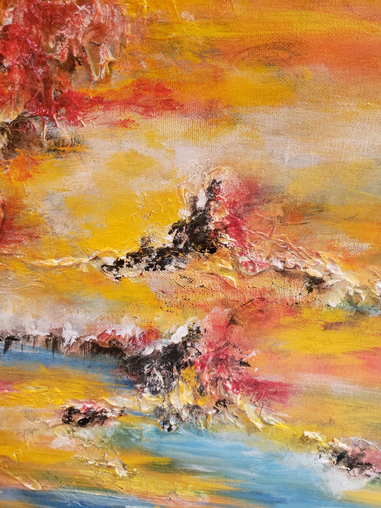 Fantastic view, Acrylic on canvas, 24x36 inch, SKU 1184