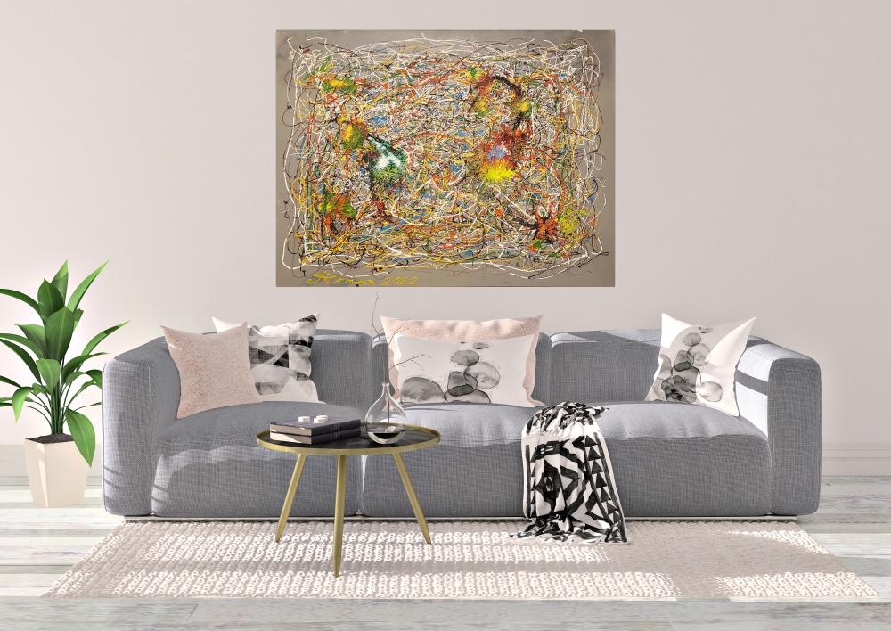 Melancholy, Acrylic on canvas, 30x40 inch, SKU-1185 