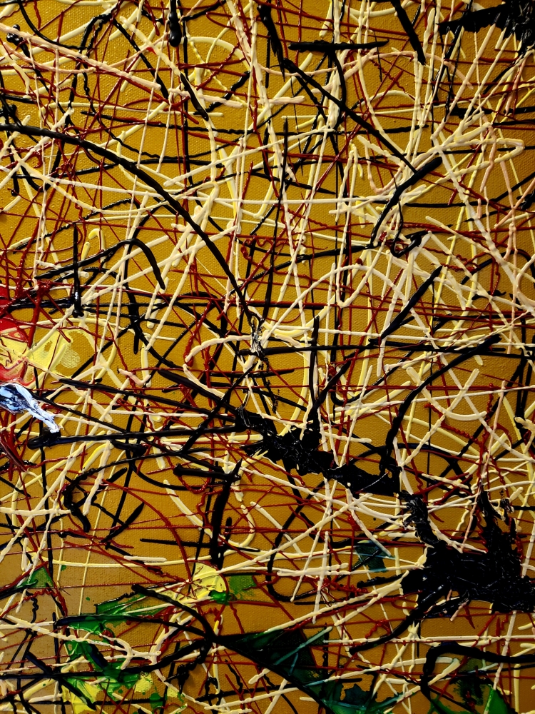 Flying, Incognito, Acrylic on canvas, 36x48 inch, 91.5x122 cm, SKU 1188 