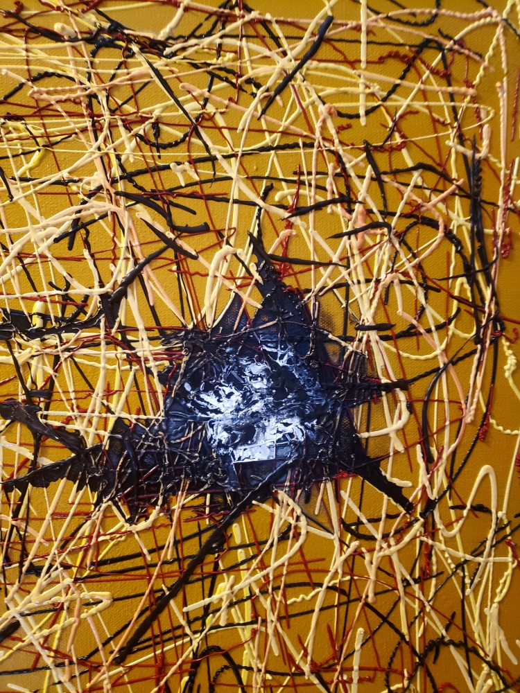 Flying, Incognito, Acrylic on canvas, 36x48 inch, 91.5x122 cm, SKU 1188 