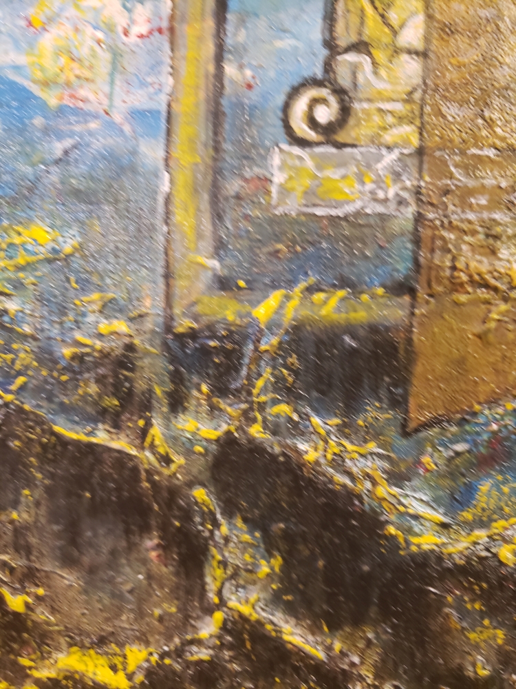 Between 2 life, acrylic, 30.5x40.5 cm SKU 1191 