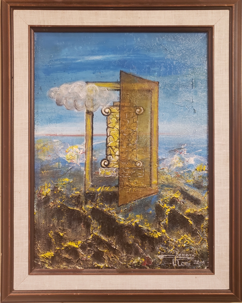 Between 2 life, acrylic, 30.5x40.5 cm SKU 1191 