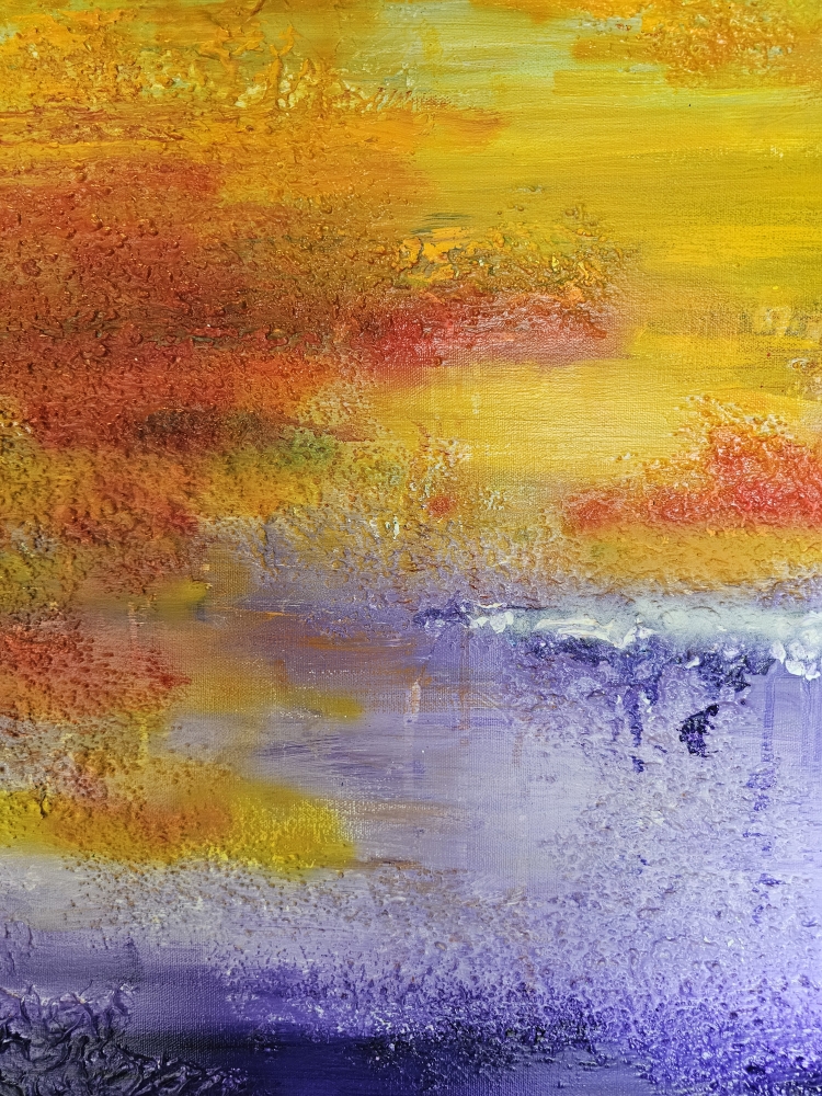 Hot hot hot my dear acrylic on canvas, 36X48 inch 91.5X122 cm SKU 1200 