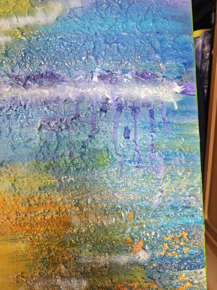 Hot hot hot my dear acrylic on canvas, 36X48 inch 91.5X122 cm SKU 1200 