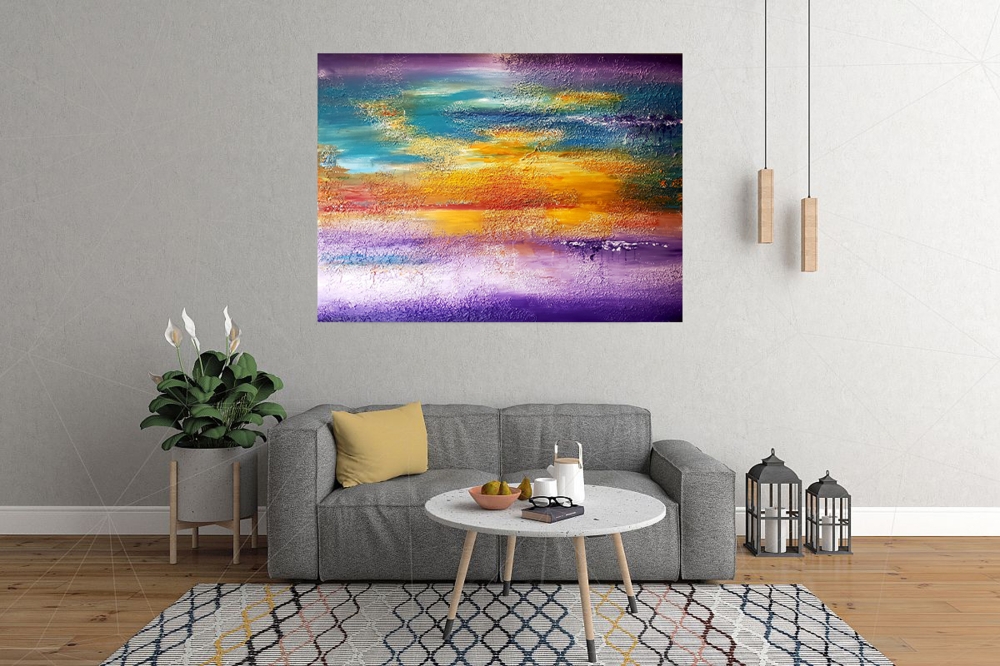 Hot hot hot my dear acrylic on canvas, 36X48 inch 91.5X122 cm SKU 1200 