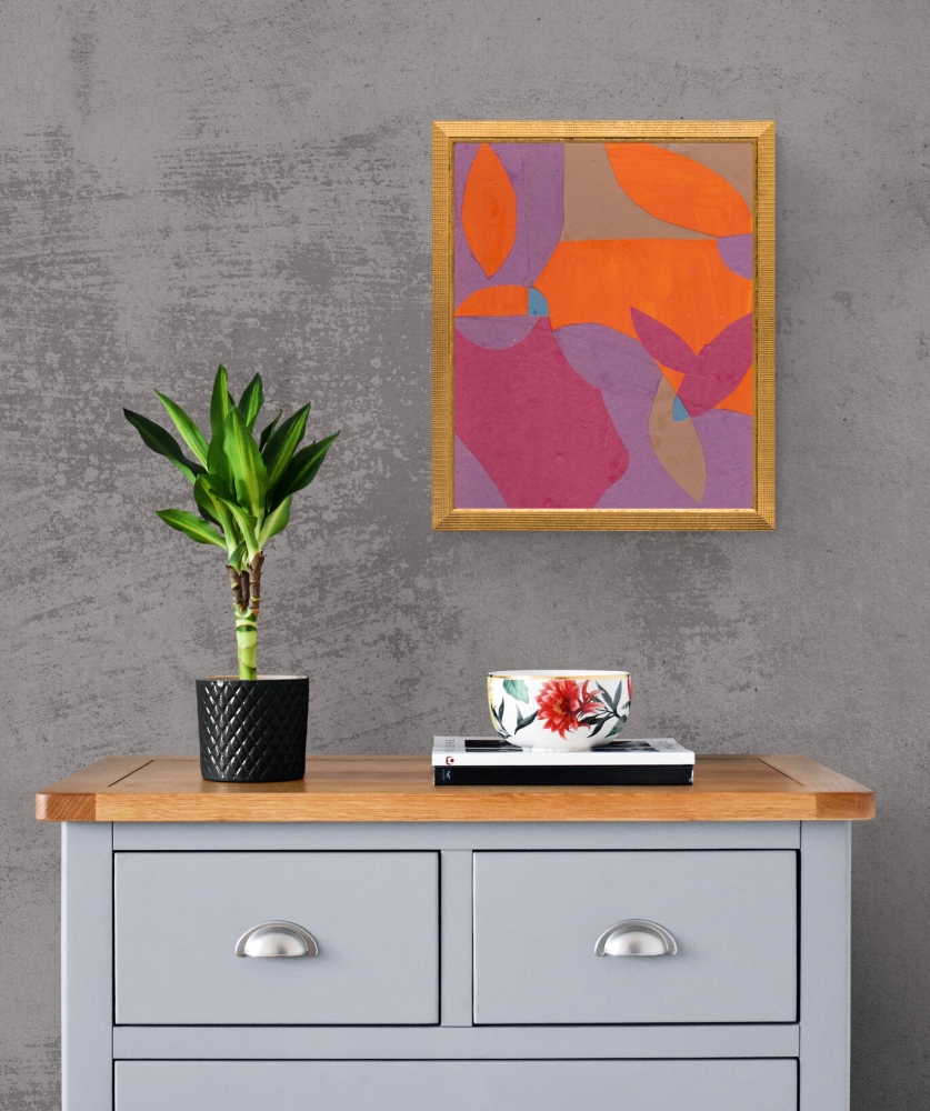 Abstract with Garden Motif