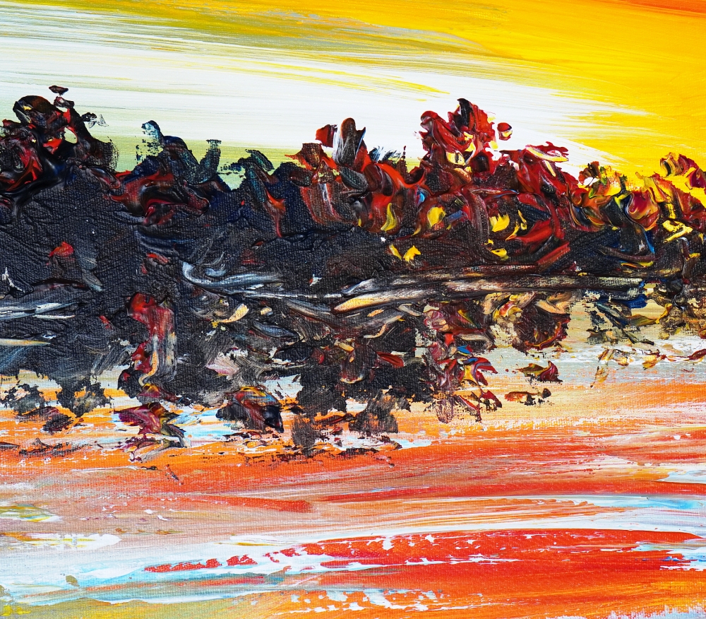 Romantic Evening Lake L 1