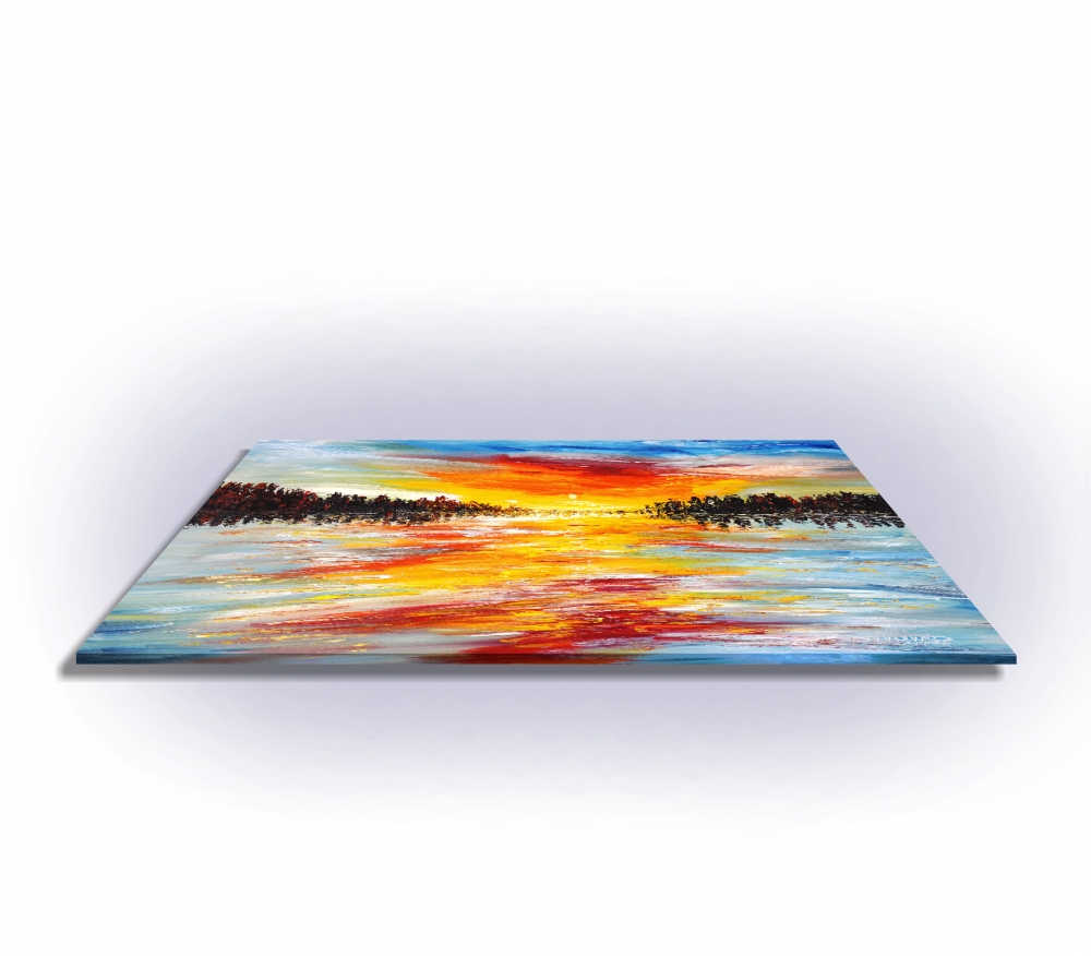 Romantic Evening Lake L 1