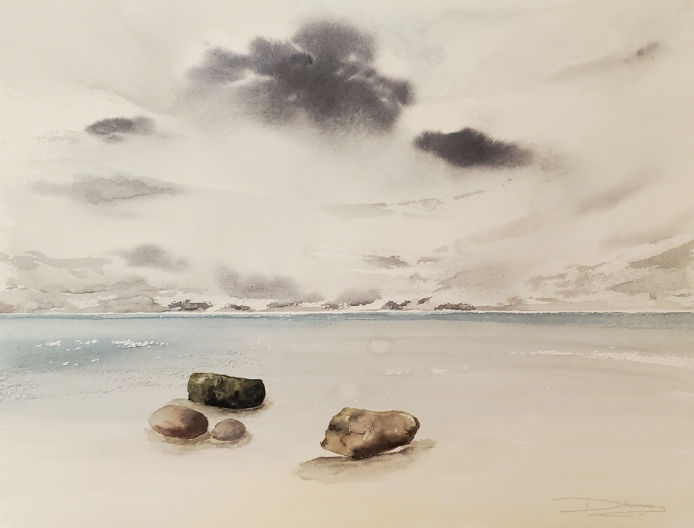 Four Stones, Four Stories - Coastal Blue