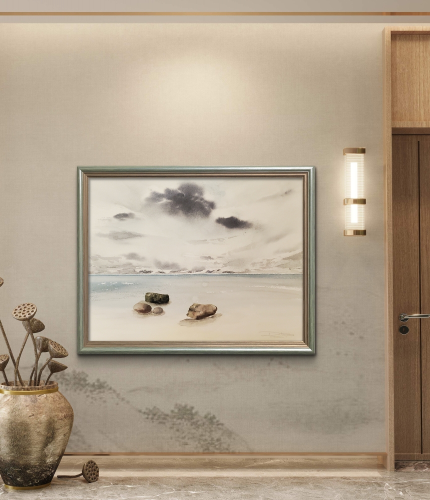 Four Stones, Four Stories - Coastal Blue