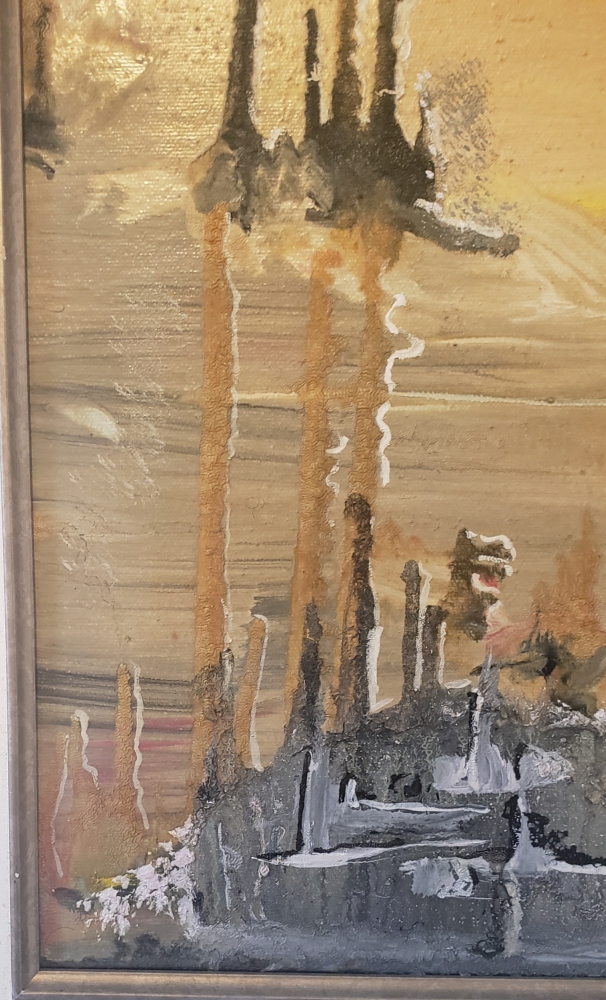 After life oil on canvas, 16Hx20Lx1w inches, SKU 3001 