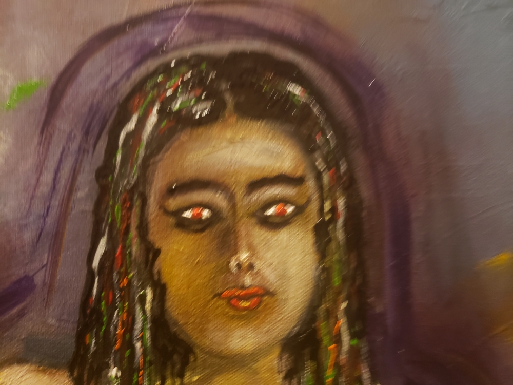 The Last Chance Eve, nud , the forbidden fruit, 24x30 inch, SKU 3006