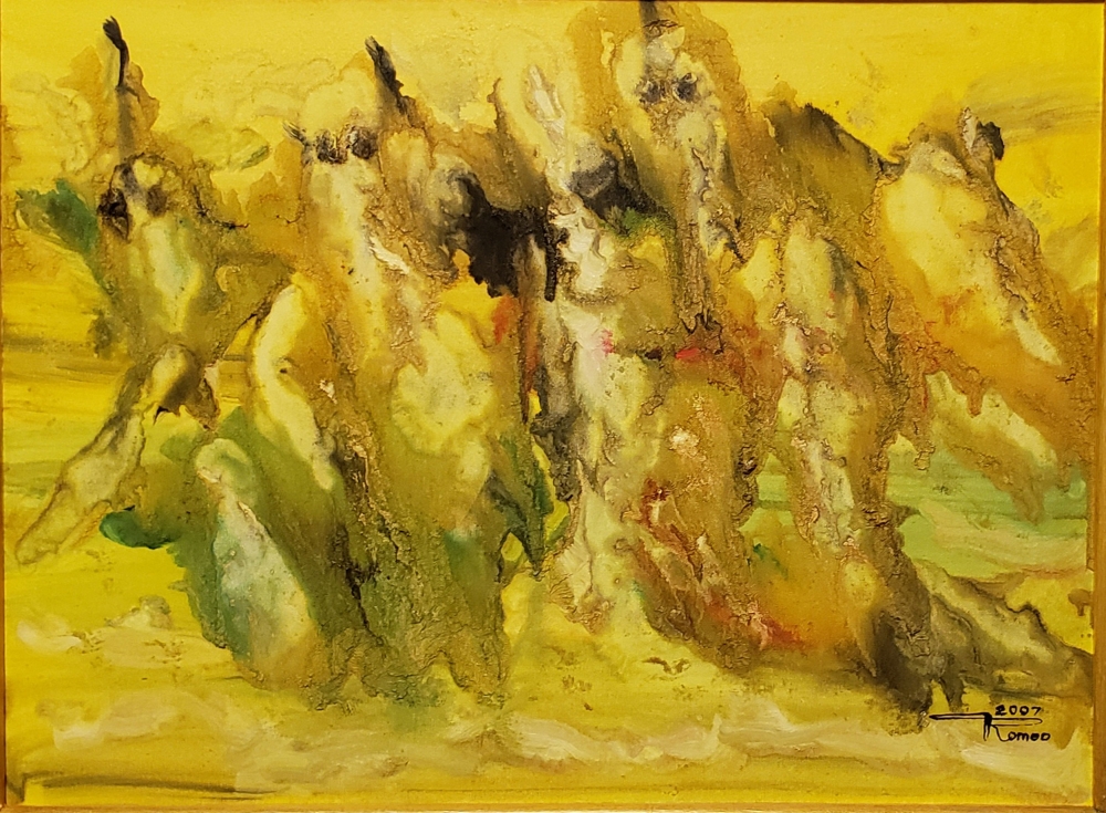 Nessum dorma Puccini, oil on canvas, 18x24x1 inch, with frame, SKU 3023 