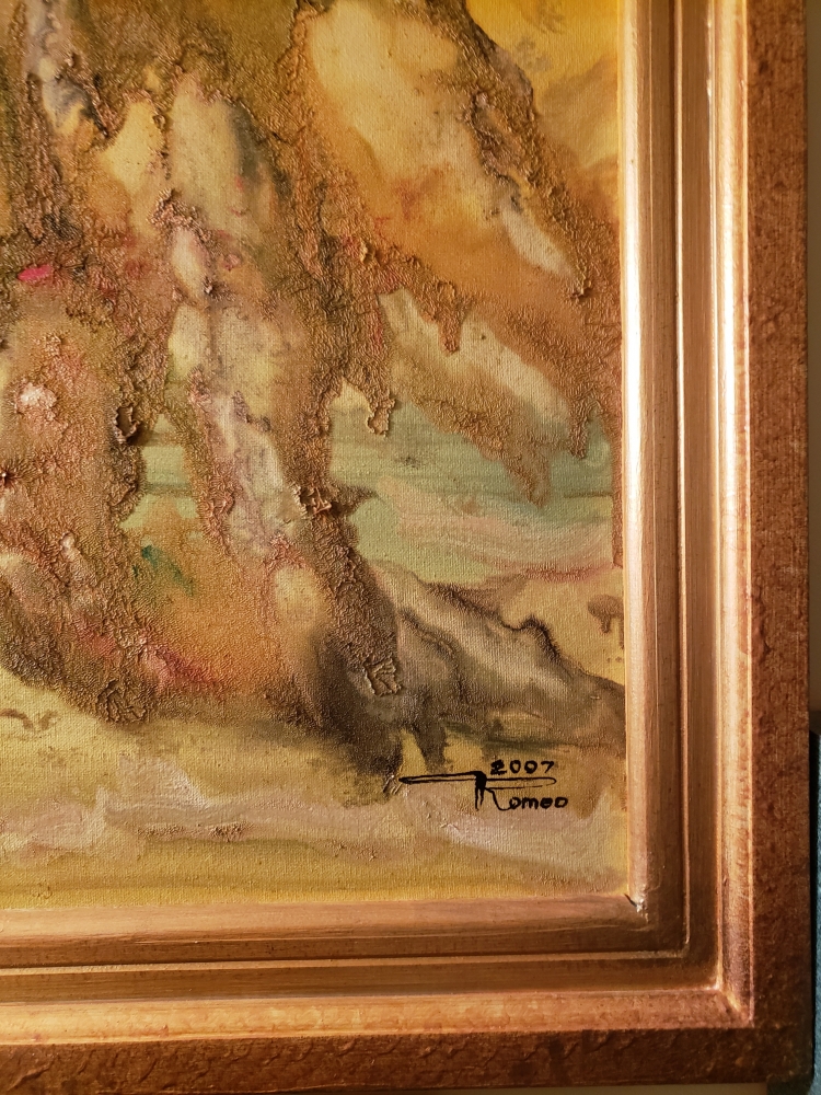 Nessum dorma Puccini, oil on canvas, 18x24x1 inch, with frame, SKU 3023 