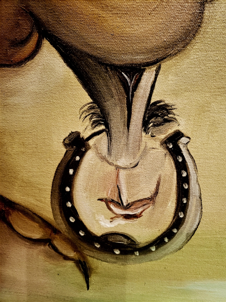 Picasso in my point of view, oil on canvas, 22x28x1 inch, no frame, SKU 3024 