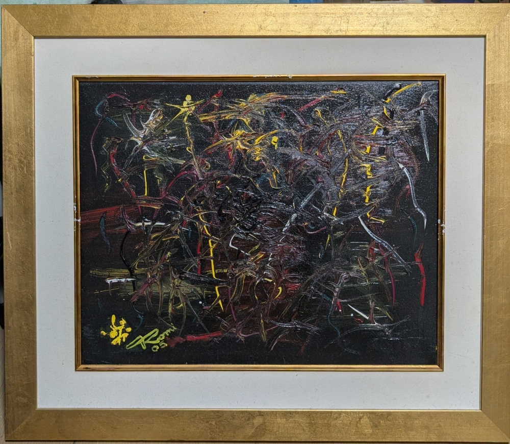 Connection desorder, 16x20 inch, oil on canvas, SKU 3048 