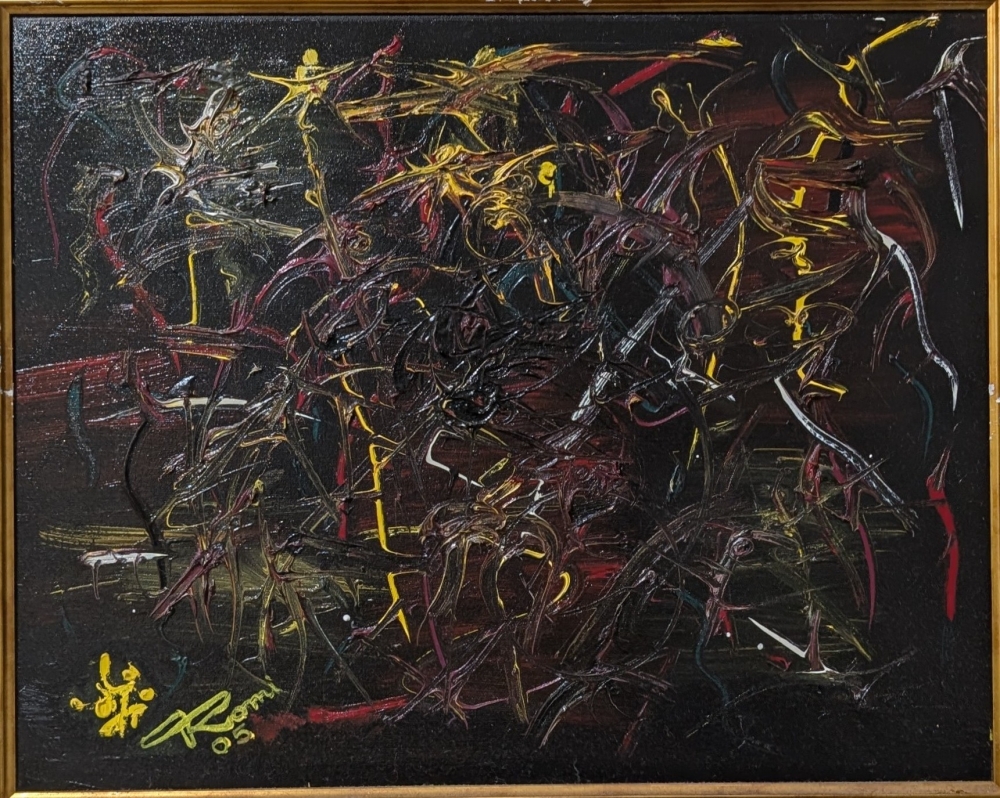 Connection desorder, 16x20 inch, oil on canvas, SKU 3048 