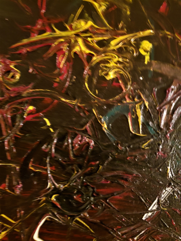 Connection desorder, 16x20 inch, oil on canvas, SKU 3048 