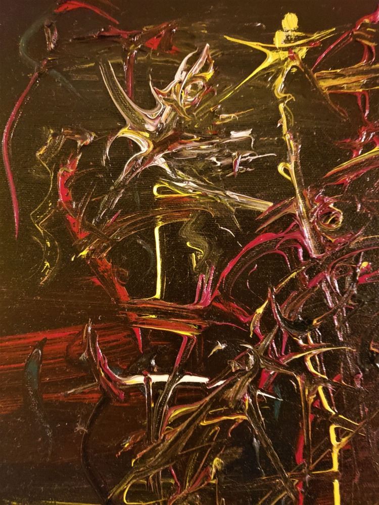 Connection desorder, 16x20 inch, oil on canvas, SKU 3048 