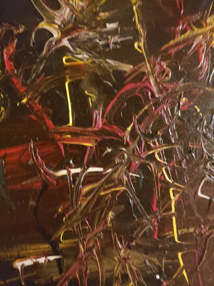 Connection desorder, 16x20 inch, oil on canvas, SKU 3048 