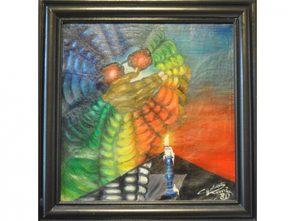 Spectrum Parabola, Oil, 20×20,5 inch, SKU 3051