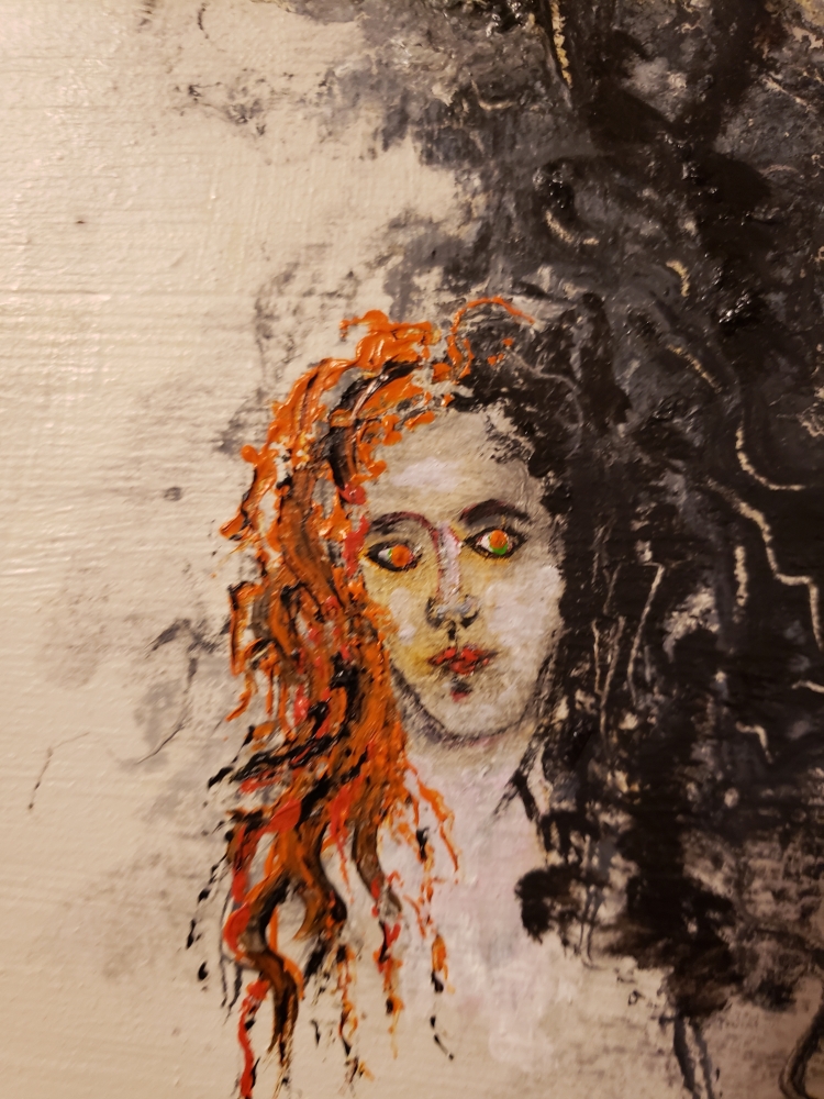 Fata Morgana, oil on plywood, 36x36 inch, 90x90 cm, 36x36 inch, SKU 3055