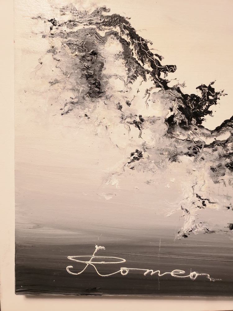 Fata Morgana, oil on plywood, 36x36 inch, 90x90 cm, 36x36 inch, SKU 3055