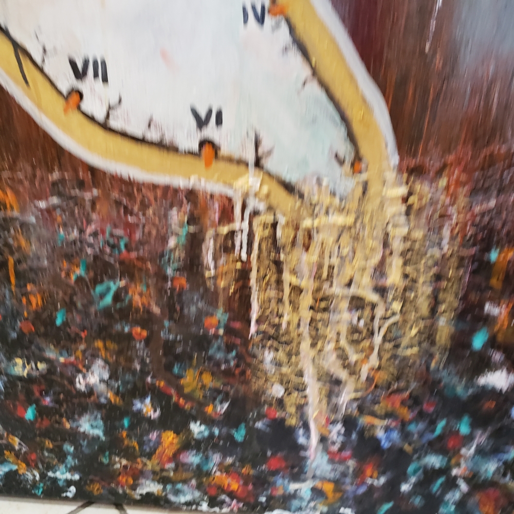 Stars Gate in Universe, Oil on canvas, 60x72 inch, 152.5x183 cm, SKU 3079