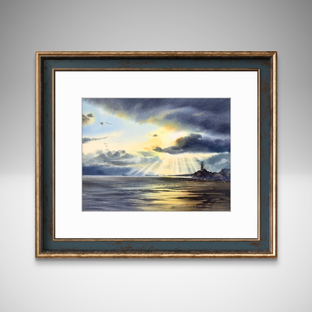 Lighthouse in the sun