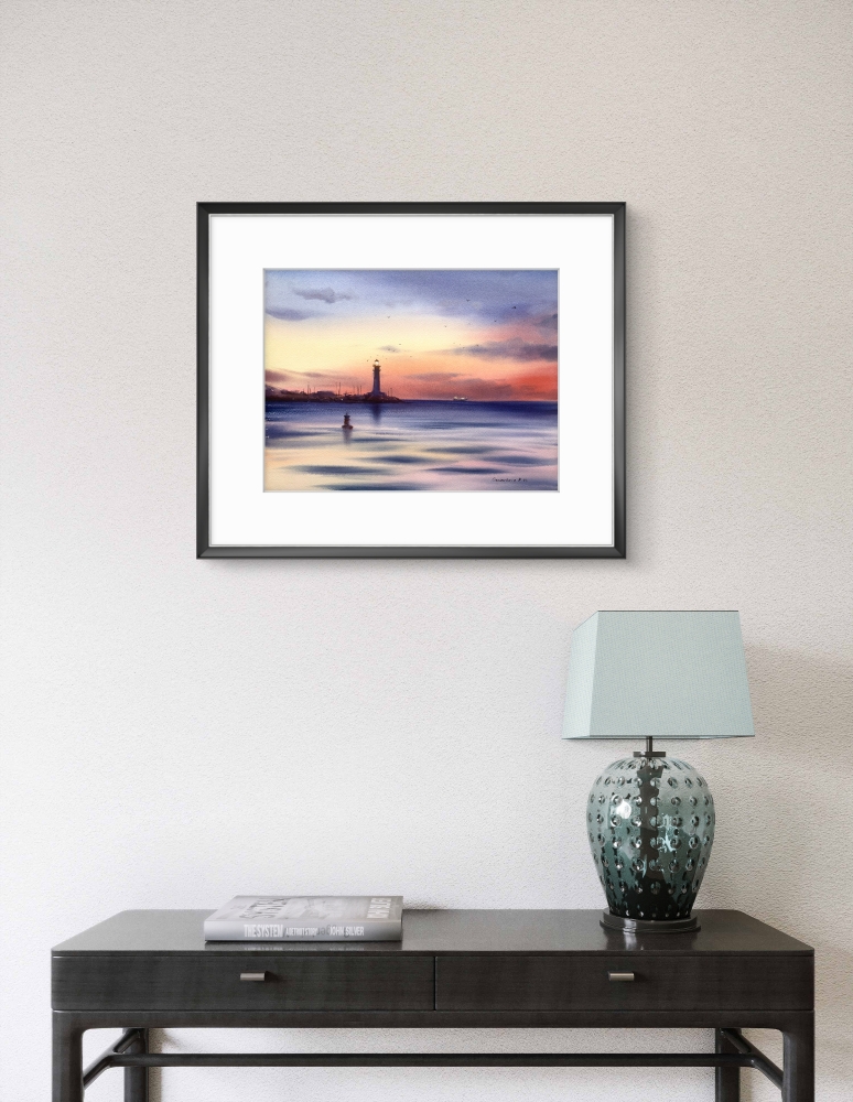 Lighthouse at sunset #8